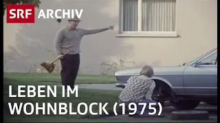 Wohnen in einem modernen Block (1975) | SRF Archiv
