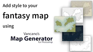 Add style to your fantasy map with Vancano's Map Generator