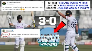 England whitewash Pakistan 3-0 | Twitter Reaction | Fans troll Pakistan | Test Series