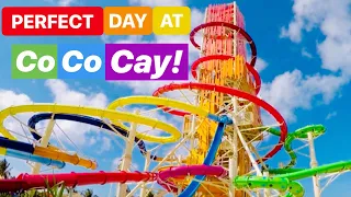 Perfect Day at CocoCay! | Full Tour, Thrill Waterpark Slide POVs, & Up Up and Away Helium Balloon!