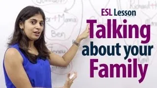 How to talk about your family? - English Lesson ( Free ESL Lessons)