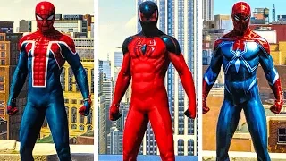 SPIDER-MAN PS4 All Suits UPDATED INCLUDING DLC The Heist (SPIDERMAN PS4)