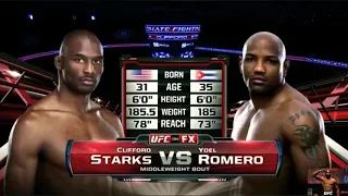 Yoel Romero vs Clifford Starks UFC( дебют Ромеро)