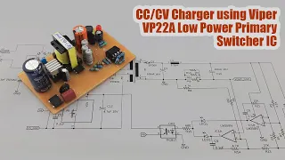 Build 12.6V, 1.3A CC/CV SMPS Circuit with Viper22A IC | Electronic Circuits