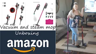 Unboxing Schenley steam cleaner and Fabuletta vacuum