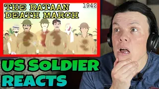 Bataan Death March (US Soldier Reacts to Simple History)