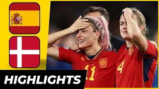 Spain vs Denmark Highlights | UEFA Women's Euro Qualifying 05/06/2024