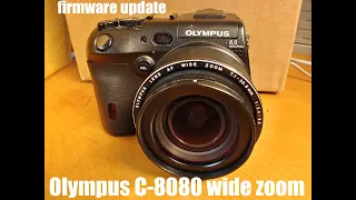 2023 firmware update procedure Olympus C 8080 wide zoom digital camera