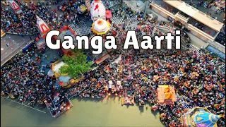 Ganga Aarti Haridwar | Har ki Pauri | Drone Shots