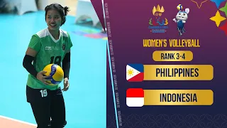 Philippines - Indonesia | Rank 3-4 - Women's Volleyball SEA Games 32