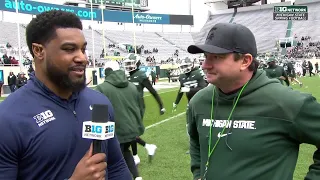 Jonathan Smith's Thoughts Heading into First Spring Game at Michigan State | Michigan State Football