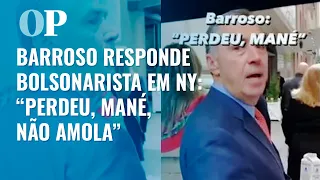 Barroso responde manifestante em NY: "Perdeu, mané, não amola"