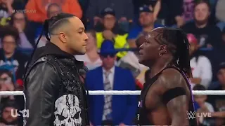 judgement day beat up R truth/DIY makes the save raw 2/12/24