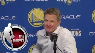 Kerr jokes about the Cavaliers’ record | NBA on ESPN