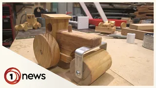 Christchurch retiree makes wooden toys for kids