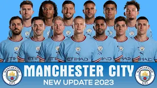 MANCHESTER CITY FC OFFICIAL SQUAD AND SHIRT NUMBER 2022/2023 FT. HAALAND, ALVAREZ, MAXIMO PERRONE