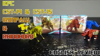 Video Review for KFC - CST-14 & CST-15 - Ironpaw & Rhinohorn