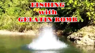 Fishing with Gelatin bomb