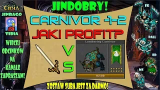 Tibia - Jaki Profit? Carnivor Cave  -1-2  / 462 EK-spowiska