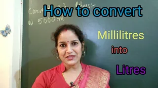 Convert into litres #maths #foryou