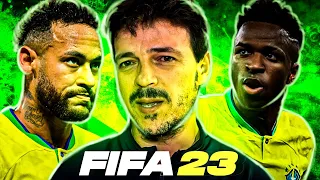 INÍCIO DO FERNANDO DINIZ NA SELEÇÃO BRASILEIRA! BRASIL X ARGENTINA ! NEYMAR & ENDRICK!? FIFA 23 !