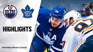 Oilers @ Maple Leafs 1/20/21 | NHL Highlights