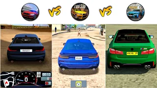 Driving School Sim vs Car Parking Multiplayer vs PetrolHead | BMW Comparison | Android & iOS