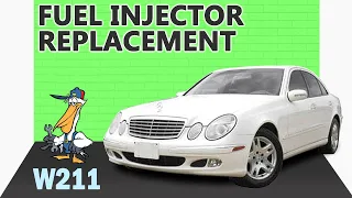 Mercedes-Benz W211 E-Class Fuel Injector Replacement (6-Cylinder)
