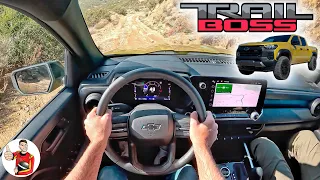 The 2023 Chevy Colorado Trail Boss is Built Right for On + Off-Road Duty (POV First Drive)