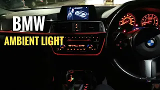 Change Interior Ambient Light of BMW F10, F15, F20, F30, F31, F32, F34, F36, F80, F82 F83. #Shorts