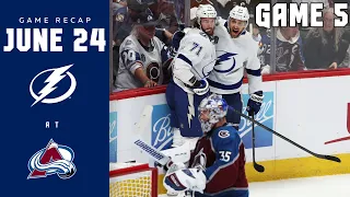 Lightning @ Avalanche Game 5 Review 6/24/22 | NOT DONE YET!