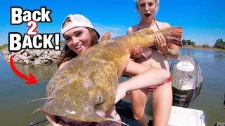 FLOATING Big Baits in DEEP HOLES...THEY CANT RESIST!!! (INSANE BITES!!)