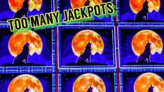 5 JACKPOTS ON WOLF RUN HIGH LIMIT