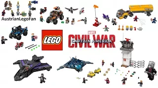 All Lego Captain America Civil War Sets Compilation - Lego Speed Build Review