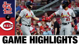 Cardinals vs. Reds Game Highlights (4/22/22) | MLB Highlights