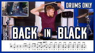 Back In Black - Drums Only + Notation