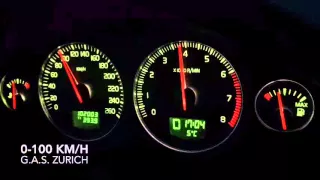 Volvo XC90 2.5T AWD 0-100 km/h acceleration