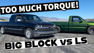 SKETCHIEST RACE EVER in the Turbo 8.1 Silverado