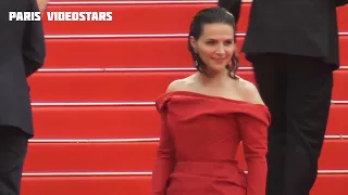 Juliette Binoche on the red carpet @ Cannes 14 may 2024 Film Festival