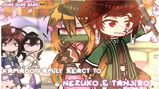 ✨Kamado Family react to nezuko & tanjiro✨ // Ship : Zennezu & Tanao // Rushed ‼️