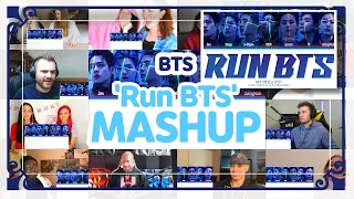 BTS (방탄소년단) Run BTS Lyrics 달려라 방탄 가사 reaction MASHUP 해외반응 모음