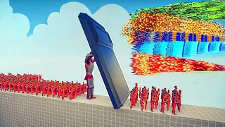 *NEW* GIANT DEFLECTOR + 100x SHIELD BEARER vs 5x EVERY GOD - Totally Accurate Battle Simulator TABS