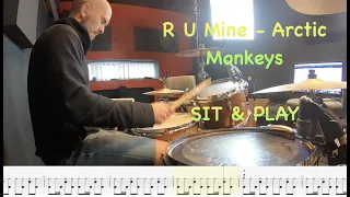 R U MINE - ARCTIC MONKEYS - DRUM COVER + LIVE SCORE