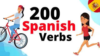 Learn Spanish Verbs 🤸🏻‍♂️ TOP 200 VERBS IN SPANISH 🏃‍♀️Perfect Spanish Lesson