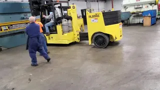 Large Press Brake Moving Heavy Equipment part 4