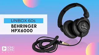 Unboxing 60s - BEHRINGER HPX6000 DJ - songlongmedia