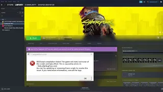How to Fix 2077 RED Script Compilation Failed Error/Modding Compilation Error