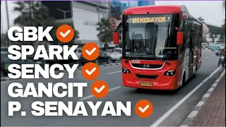 BUS TRANSJAKARTA 8N BISA KE 4 MALL BESAR DI JAKARTA LEWAT ASIA AFRIKA