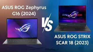 Asus Rog Zephyrus vs Asus ROG Strix Scar 18 / Everything you have to know