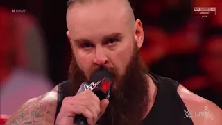 WWE RAW 15th January 2018  Braun Strowman, you're fired